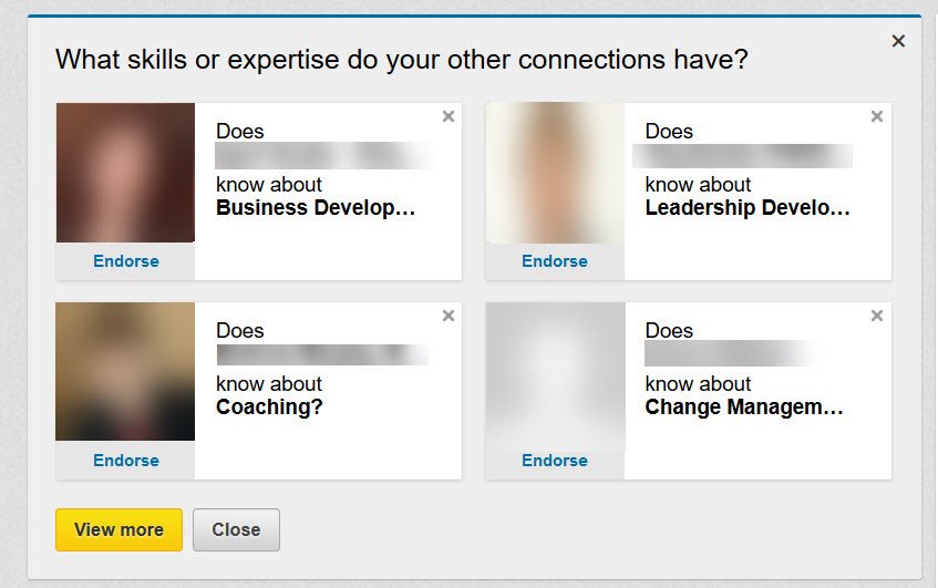 LinkedIn Endorsement