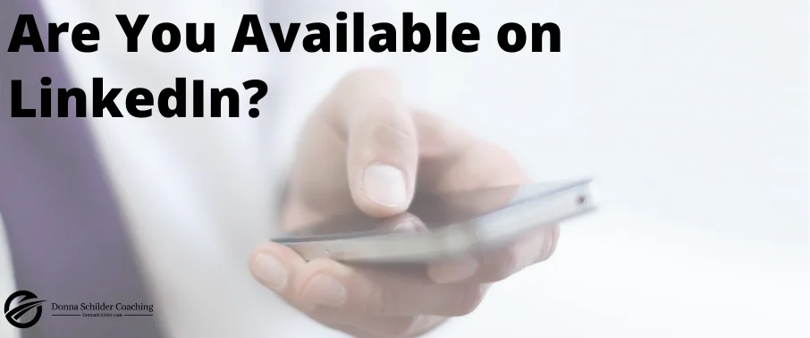 Are You Available LI Are You Available on LI