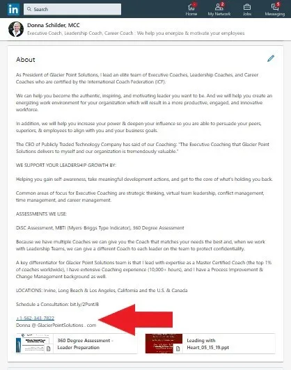 LinkedIn About LinkedIn About
