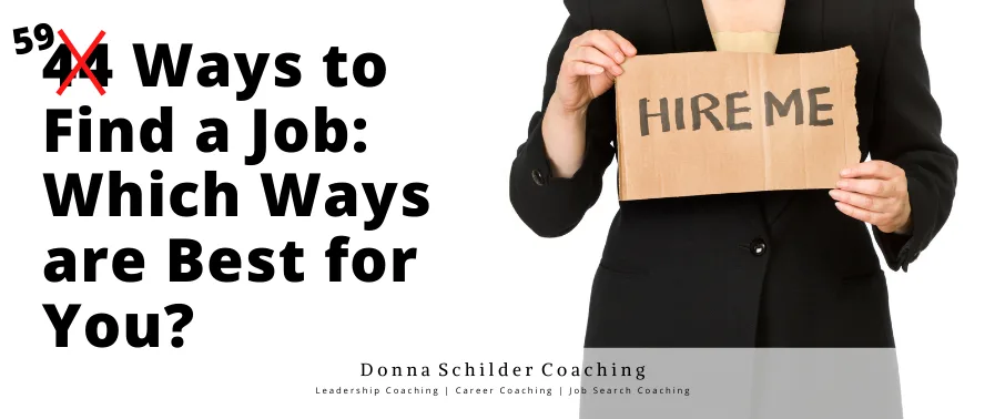 59 Ways to Find a Job 59 Ways to Find a Job